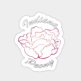 Indiana - Peony Sticker